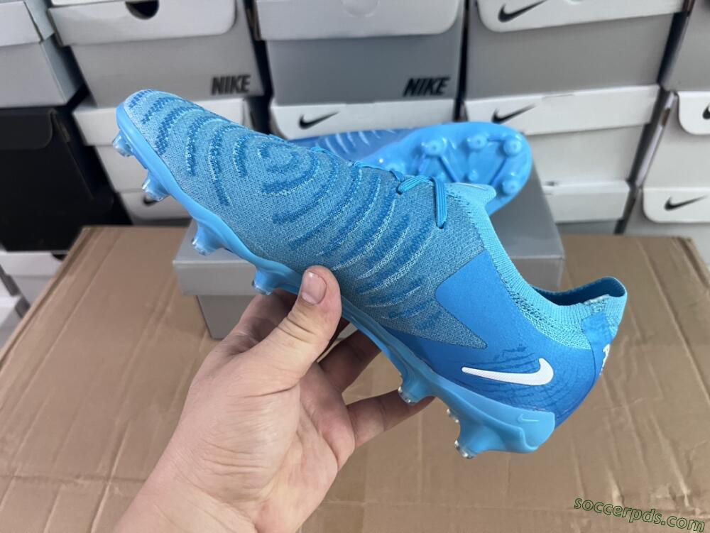 Nike Phantom GX 2 Elite AG Low-Tops Football Boots - Blue Fury/White