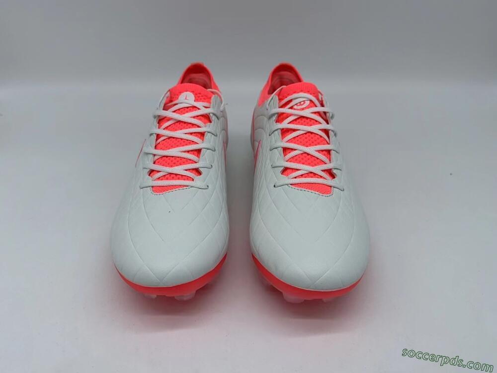 Nike Tiempo Legend 10 Elite FG Low-Tops Football Boots - White/Red