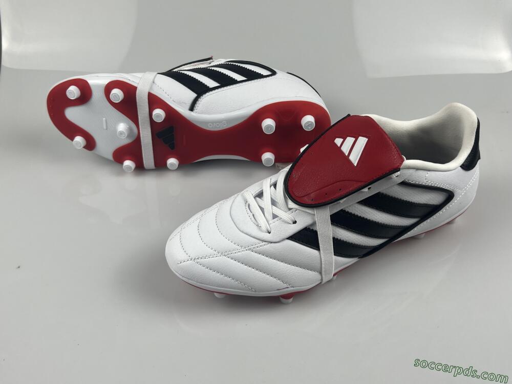 Adidas Copa Gloro 2 FG Low-Tops Football Boots - White/Black/Red