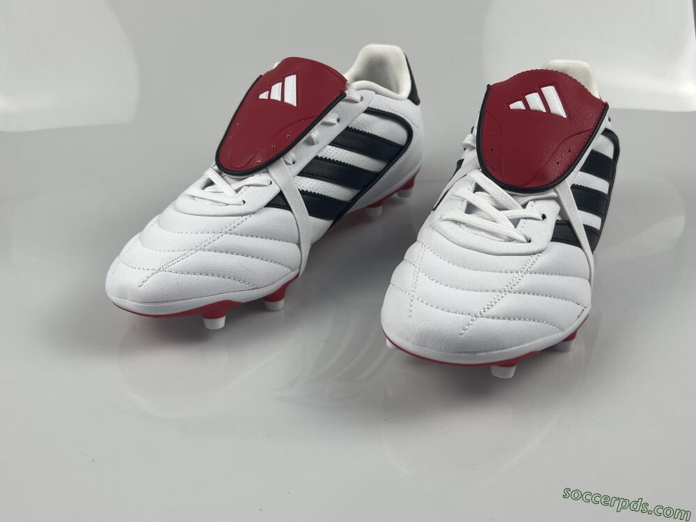 Adidas Copa Gloro 2 FG Low-Tops Football Boots - White/Black/Red