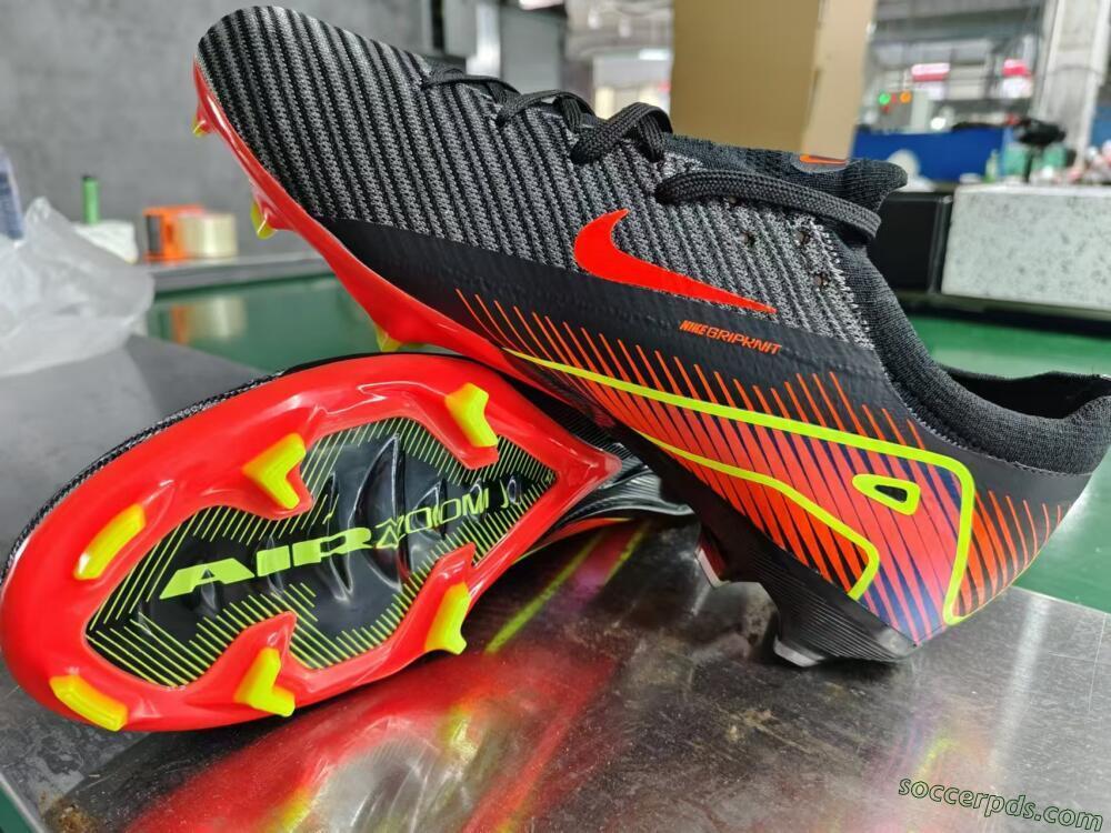 Nike Air Zoom Mercurial Vapor 16 Elite FG Low-Tops Football Boots - Black/Red/Yellow