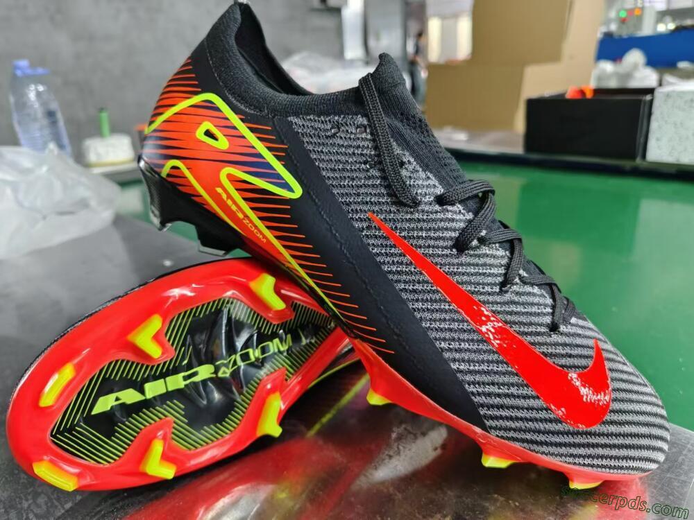 Nike Air Zoom Mercurial Vapor 16 Elite FG Low-Tops Football Boots - Black/Red/Yellow