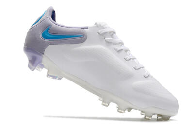 Nike Tiempo Legend 9 Elite FG Low-Tops Football Boots - White/Jade/Black/Grey