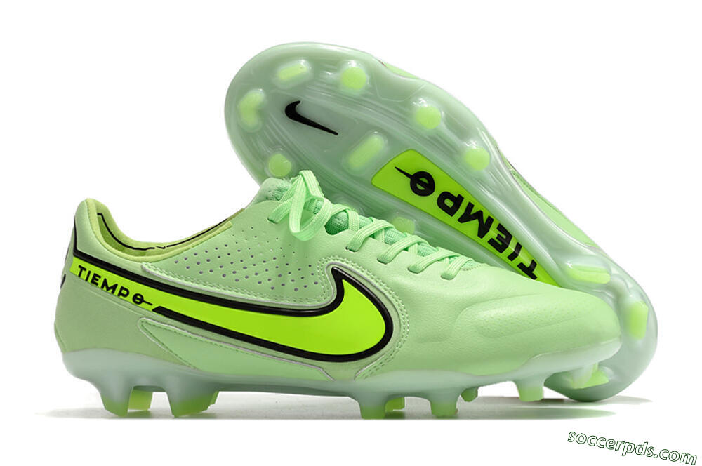 Nike Tiempo Legend 9 Elite FG Low-Tops Football Boots - Yellow/Black 1