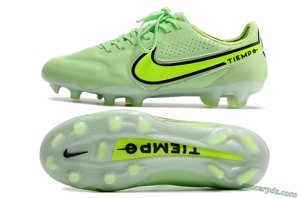 Nike Tiempo Legend 9 Elite FG Low-Tops Football Boots - Yellow/Black 0