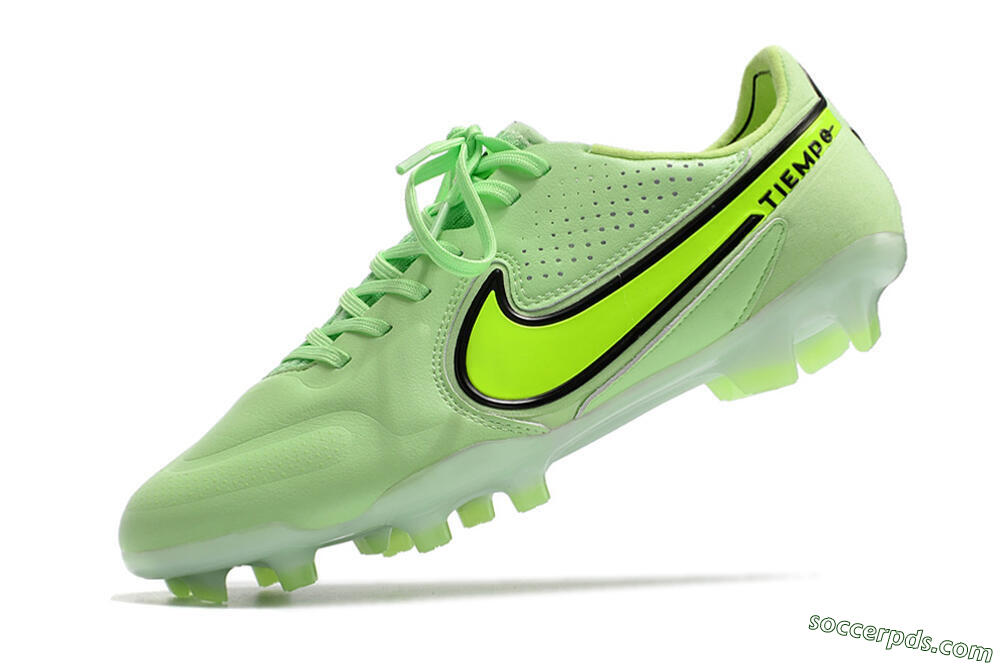 Nike Tiempo Legend 9 Elite FG Low-Tops Football Boots - Yellow/Black 5
