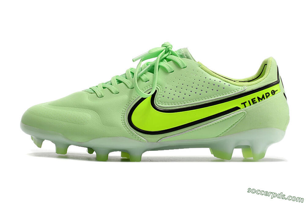 Nike Tiempo Legend 9 Elite FG Low-Tops Football Boots - Yellow/Black 2