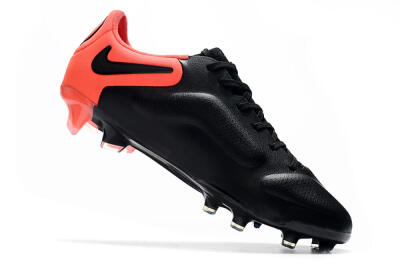 Nike Tiempo Legend 9 Elite FG Low-Tops Football Boots - Black/Yellow/Red
