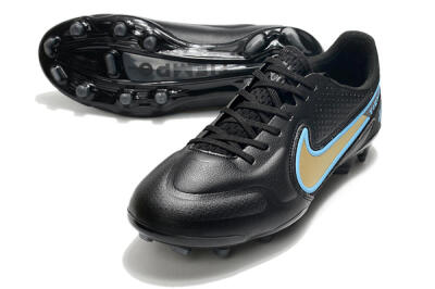 Nike Tiempo Legend 9 Elite FG Low-Tops Football Boots - White/Jade/Beige