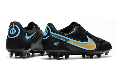 Nike Tiempo Legend 9 Elite FG Low-Tops Football Boots - White/Jade/Beige