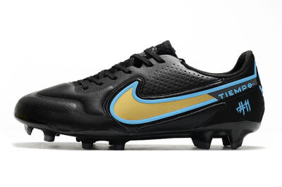 Nike Tiempo Legend 9 Elite FG Low-Tops Football Boots - White/Jade/Beige