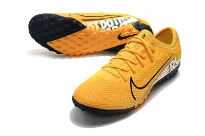 Nike Mercurial Vapor 13 Pro TF Low-Tops Football Shoes - Yellow/Black/White