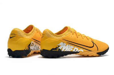 Nike Mercurial Vapor 13 Pro TF Low-Tops Football Shoes - Yellow/Black/White
