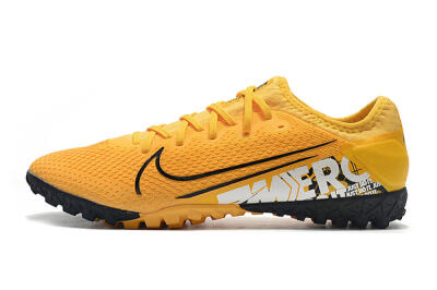 Nike Mercurial Vapor 13 Pro TF Low-Tops Football Shoes - Yellow/Black/White