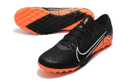 Nike Mercurial Vapor 13 Pro TF Low-Tops Football Shoes - Black/White/Red