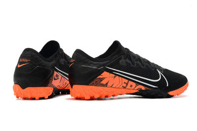Nike Mercurial Vapor 13 Pro TF Low-Tops Football Shoes - Black/White/Red