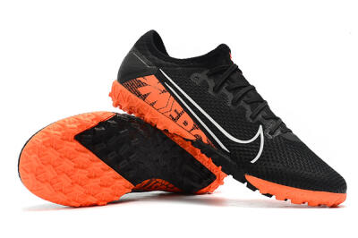 Nike Mercurial Vapor 13 Pro TF Low-Tops Football Shoes - Black/White/Red