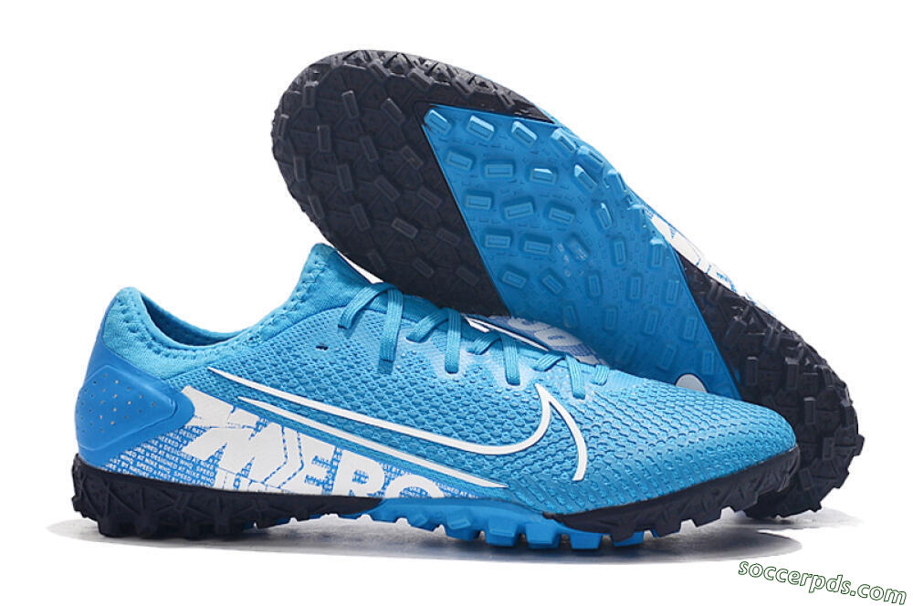 Nike Mercurial Vapor 13 Pro TF Low-Tops Football Shoes - Jade/White/Black 1