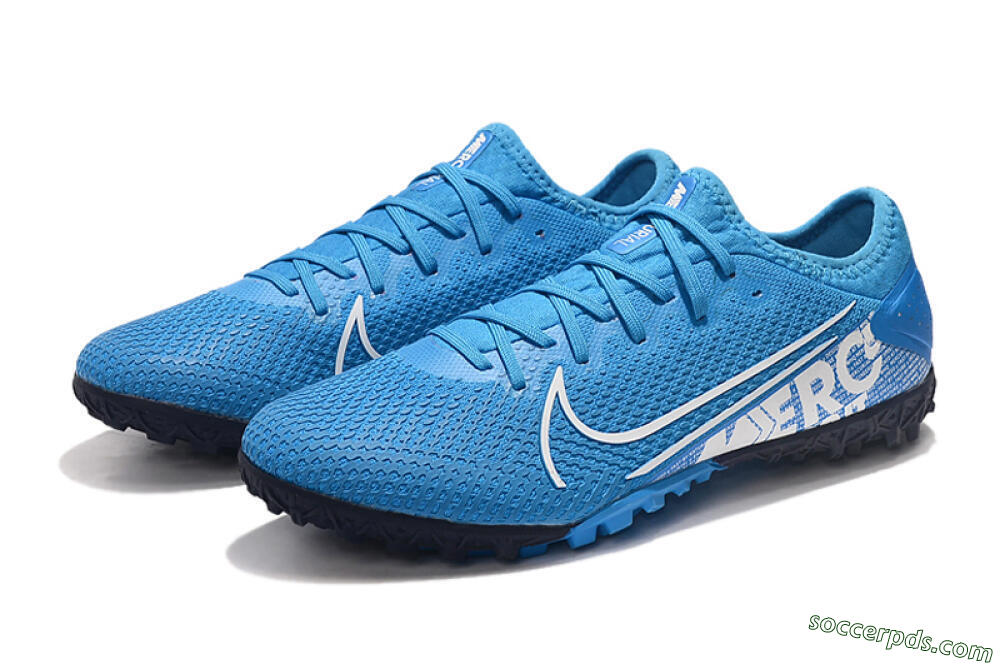 Nike Mercurial Vapor 13 Pro TF Low-Tops Football Shoes - Jade/White/Black 8