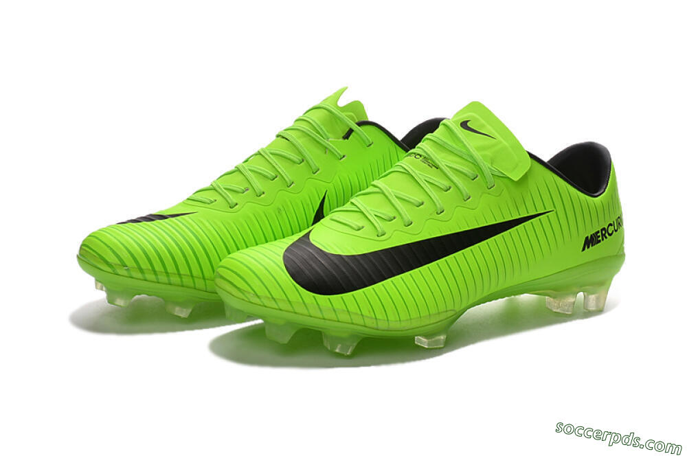 Nike Mercurial Vapor 11 FG Low-Tops Football Boots - Yellow/Black 5