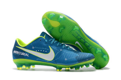 Nike Mercurial Vapor 11 FG Low-Tops Football Boots - Blue/Yellow/White