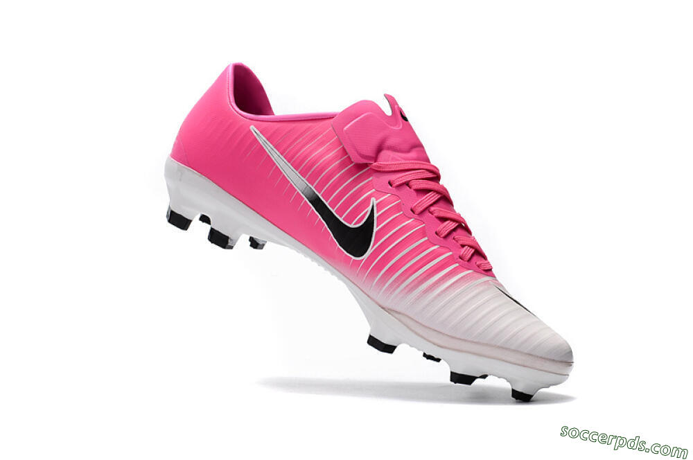 Nike Mercurial Vapor 11 FG Low-Tops Football Boots - Pink/White/Black 3
