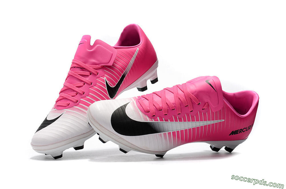Nike Mercurial Vapor 11 FG Low-Tops Football Boots - Pink/White/Black 4