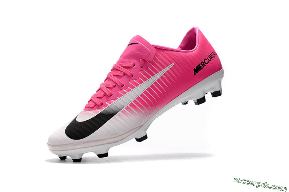 Nike Mercurial Vapor 11 FG Low-Tops Football Boots - Pink/White/Black 5
