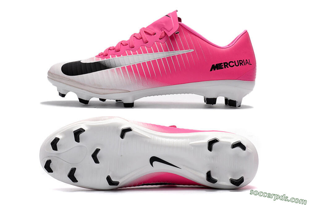 Nike Mercurial Vapor 11 FG Low-Tops Football Boots - Pink/White/Black 0