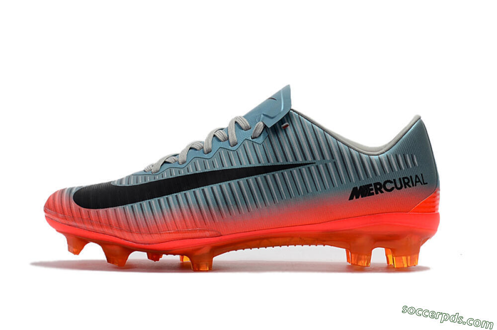 Nike Mercurial Vapor 11 FG Low-Tops Football Boots - Jade/Black/Red 2