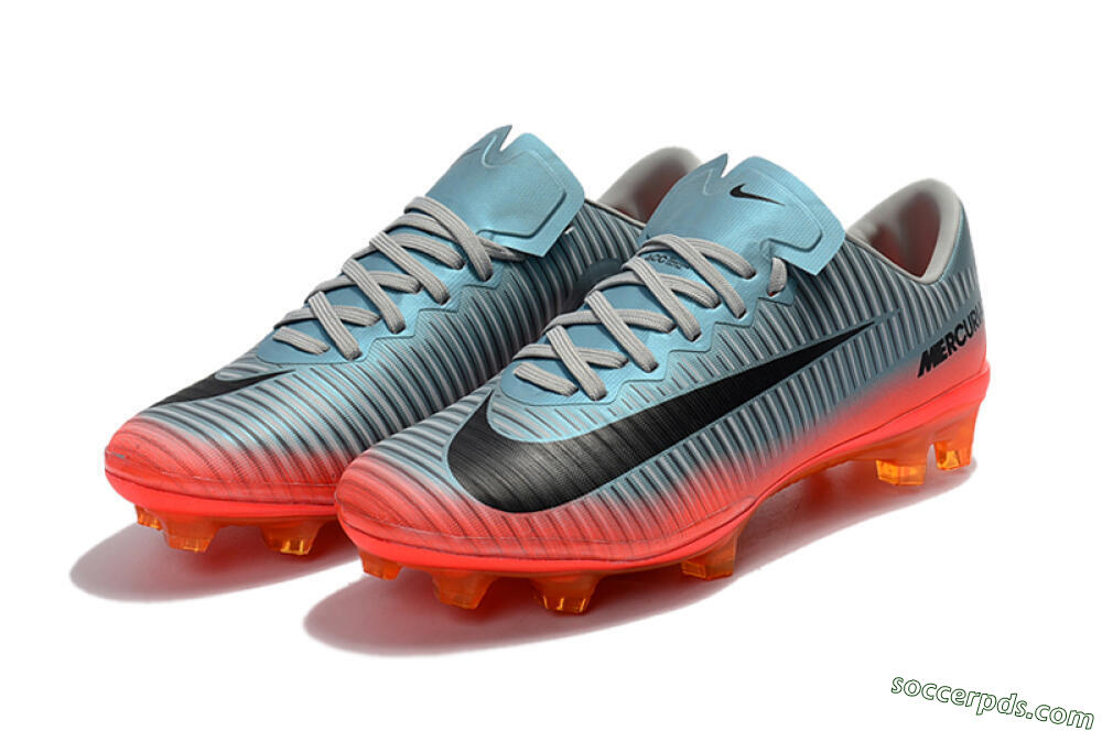 Nike Mercurial Vapor 11 FG Low-Tops Football Boots - Jade/Black/Red 5