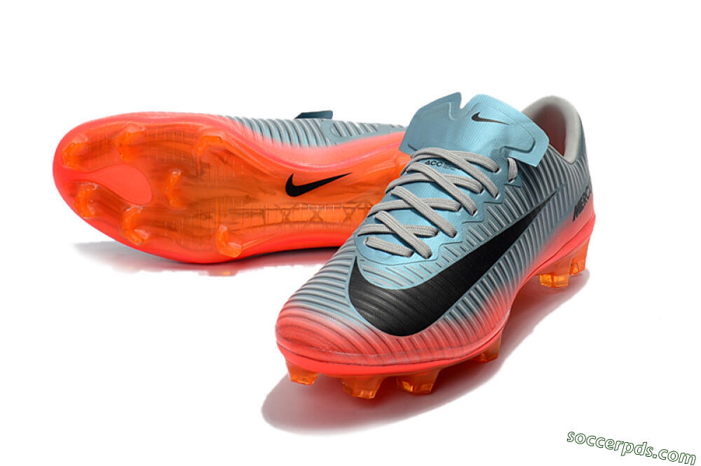 Nike Mercurial Vapor 11 FG Low-Tops Football Boots - Jade/Black/Red 3