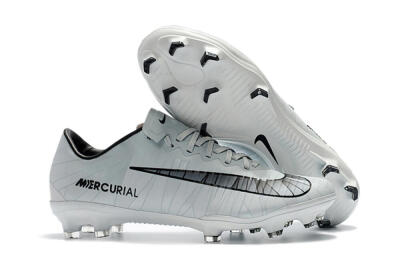 Nike Mercurial Vapor 11 FG Low-Tops Football Boots - White/Black/Blue