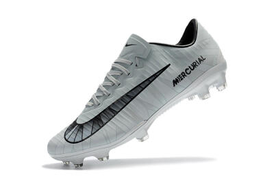 Nike Mercurial Vapor 11 FG Low-Tops Football Boots - White/Black/Blue