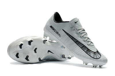 Nike Mercurial Vapor 11 FG Low-Tops Football Boots - White/Black/Blue