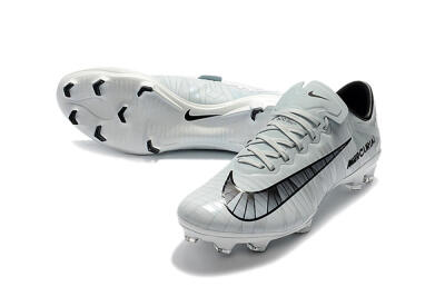 Nike Mercurial Vapor 11 FG Low-Tops Football Boots - White/Black/Blue