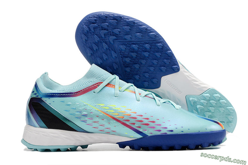 Adidas X Speedportal.3 TF Low-Tops Football Shoes - Jade/Blue/White 1
