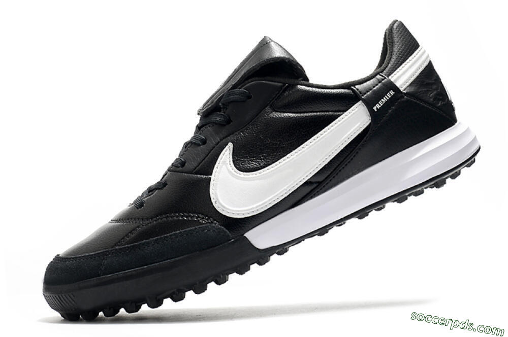 Nike The Premier 3 TF Low-Tops Football Shoes - Black/White 5