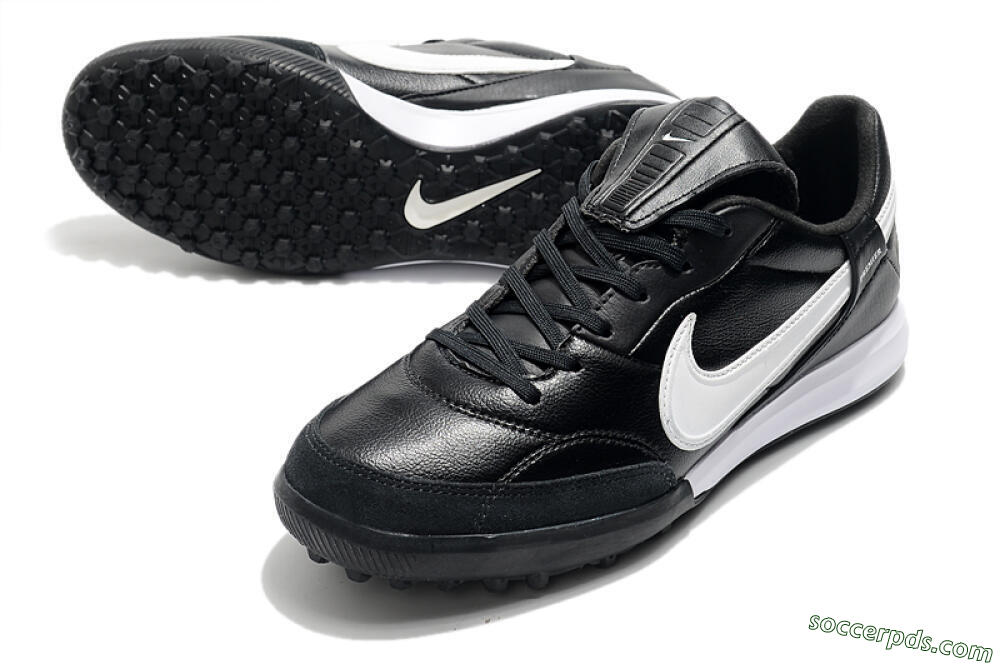 Nike The Premier 3 TF Low-Tops Football Shoes - Black/White 3