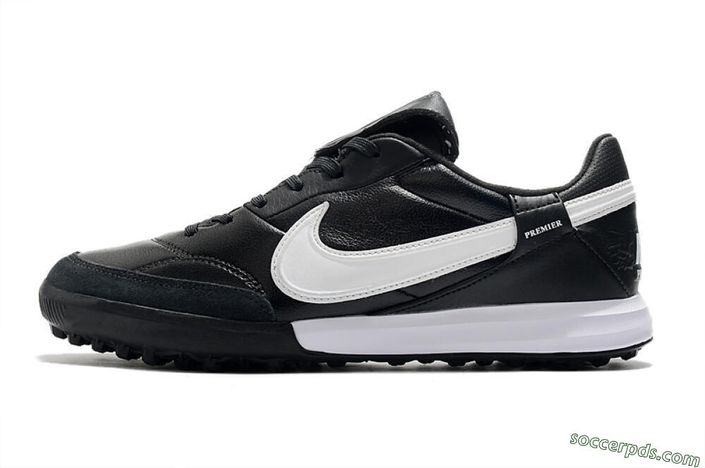 Nike The Premier 3 TF Low-Tops Football Shoes - Black/White 2