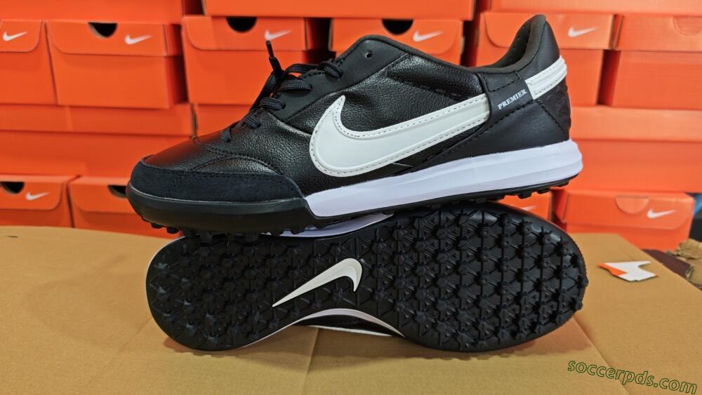 Nike The Premier 3 TF Low-Tops Football Shoes - Black/White 7
