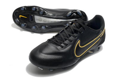Nike Tiempo Legend 9 Elite FG Low-Tops Football Boots - Black/Yellow