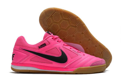 Supreme x Nike SB Gato IC Low-Tops Football Shoes - Pink/Black/White