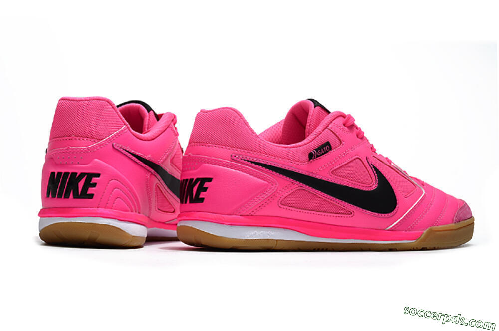 Supreme x Nike SB Gato IC Low-Tops Football Shoes - Pink/Black/White 6