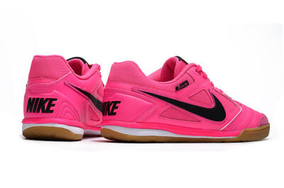Supreme x Nike SB Gato IC Low-Tops Football Shoes - Pink/Black/White