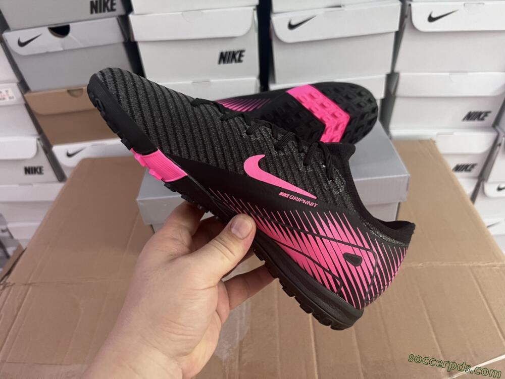 Nike Air Zoom Mercurial Vapor 16 Elite TF Low-Tops Football Shoes - Black/Pink