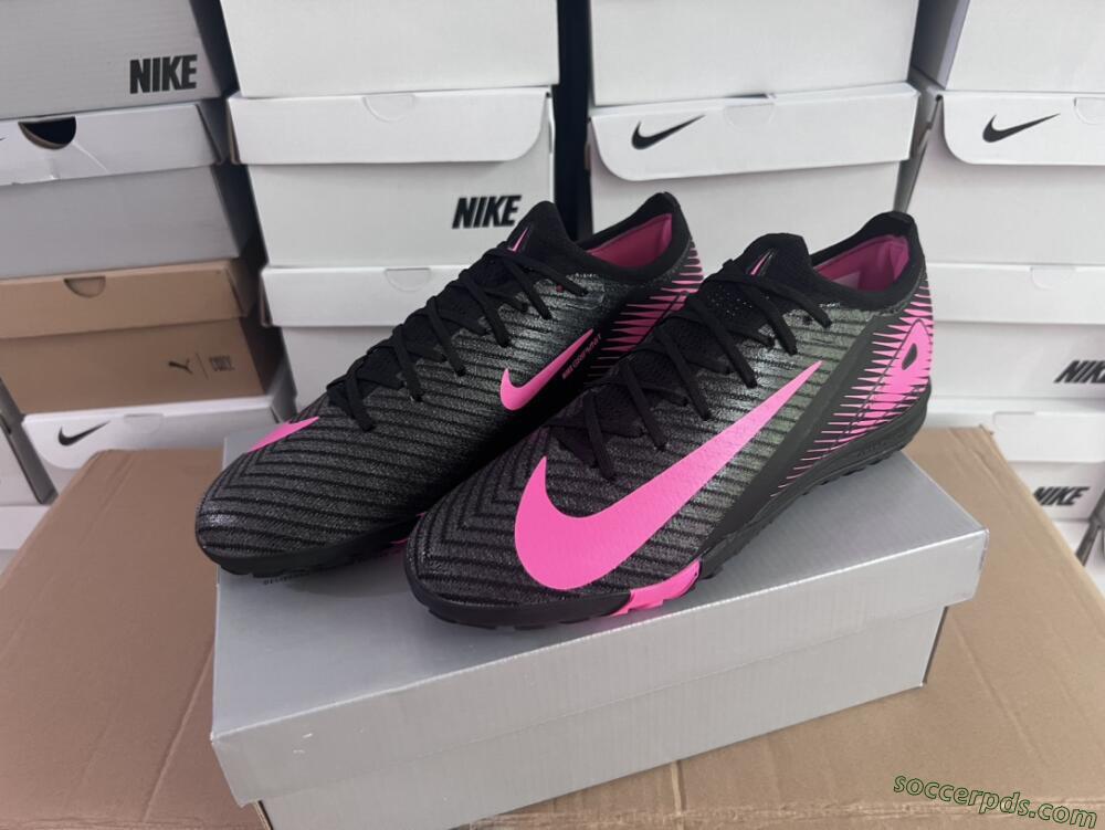 Nike Air Zoom Mercurial Vapor 16 Elite TF Low-Tops Football Shoes - Black/Pink