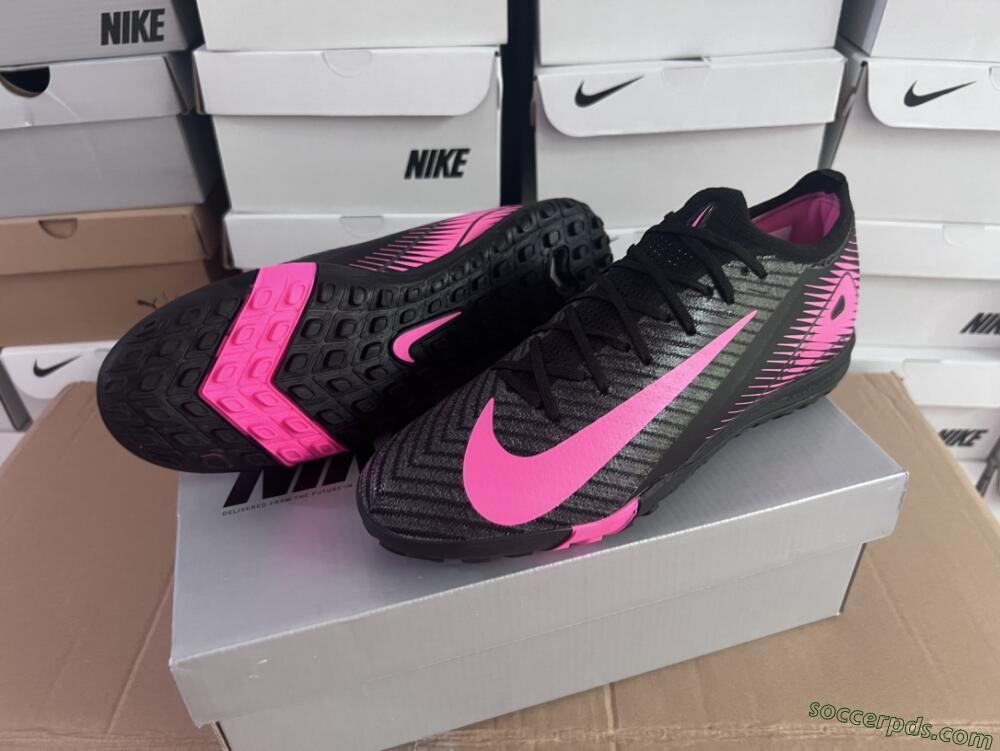 Nike Air Zoom Mercurial Vapor 16 Elite TF Low-Tops Football Shoes - Black/Pink