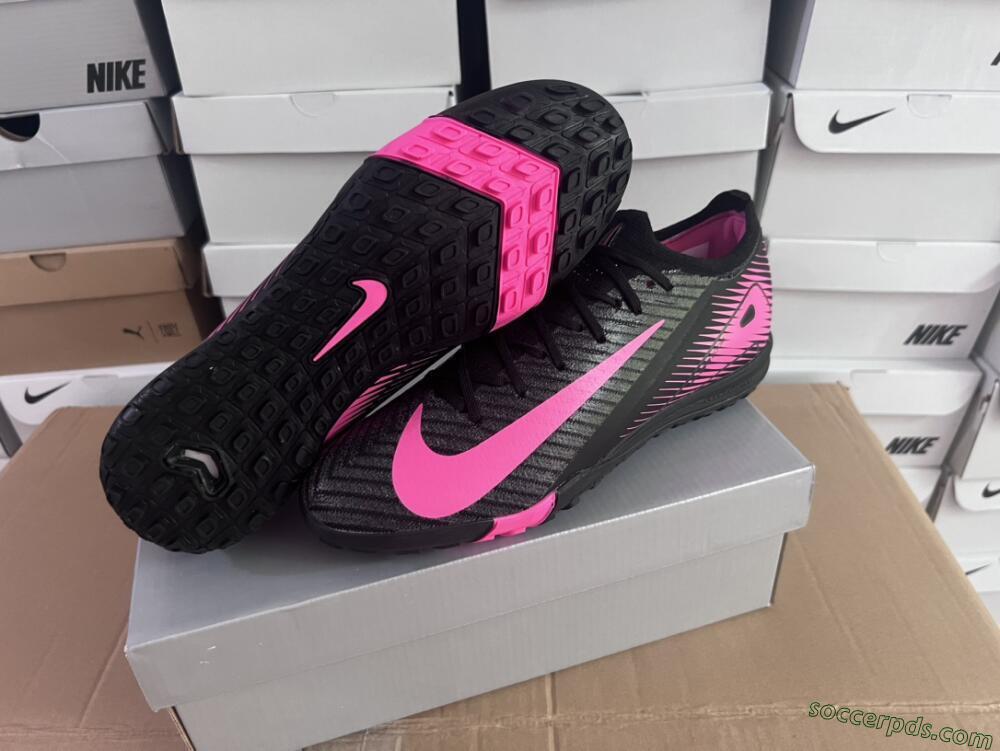 Nike Air Zoom Mercurial Vapor 16 Elite TF Low-Tops Football Shoes - Black/Pink