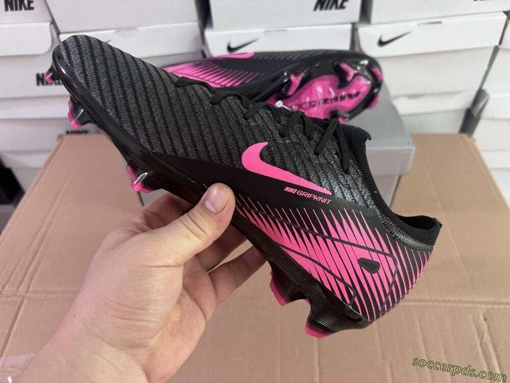 Nike Air Zoom Mercurial Vapor 16 Elite FG Low-Tops Football Boots - Black/Pink